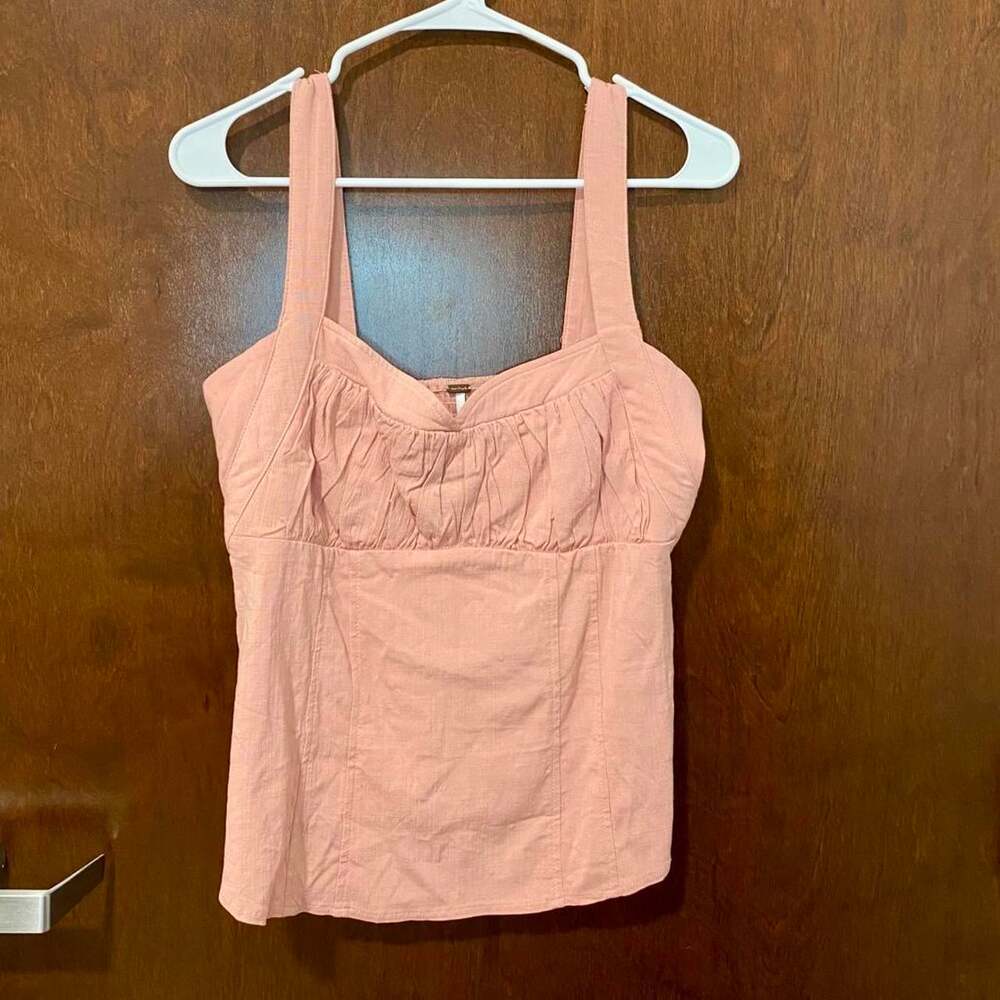 Free People Women's Pink and Orange Vest